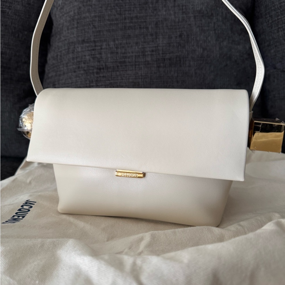 Jacquemus White Leather Shoulder Bag